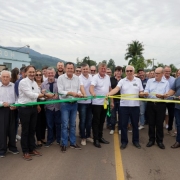 Juvir Costella inaugurou o trecho de 7,7 km da ligação regional entre Arroio do Meio e Capitão