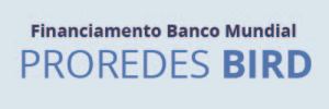 Banner que dá acesso ao site do Proredes BIRD - Financiamento Banco Mundial