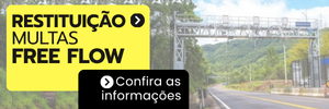 Banner que d&aacute; acesso as informa&ccedil;&otilde;es sobre a devolu&ccedil;&atilde;o de multas do ped&aacute;gio Free Flow