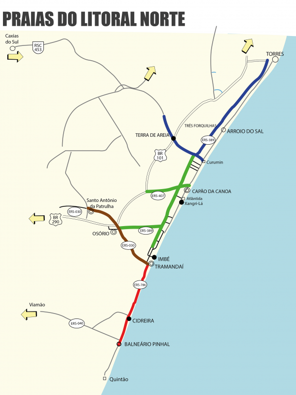 Mapa litoral