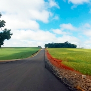 asfalto na pista