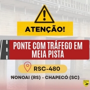 Card comunicando bloqueio na RSC-480